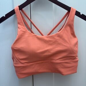Lululemon Energy Longline Ribbed Bra Luxtreme Medium Support